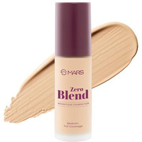 Mars Spf30 Pa++++ Zero Blend Weightless Liquid Foundation For Makeup (30Ml) (05-Biscotti Bliss) | Lightweight & Long-Lasting | Matte Finish | Buildable Coverage | Sweat-Proof | Hydrating Formula
