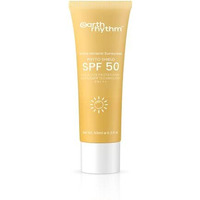 Earth Rhythm Matte Mineral Sunscreen Spf 50 With 9% Zinc Oxide For Daily Use | Pa+++, Zero White Cast & Non-Sticky, Matte Finish | Men & Women | - 50Ml