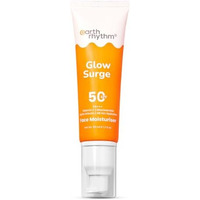 Earth Rhythm Glow Surge Face Moisturizer With Spf 50 Pa++++ Infused With Niacinamide, Vitamin - C For Intense Hydration, For All Skin Types - 50Ml