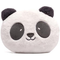 Mirada Black Panda Soft Face Toy | Adorable Plush Animal For Kids, Toddlers, And Girls | Soft And Cuddly Stuffed Toy Birthday Gift - 25 Cm