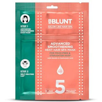 Bblunt Advanced Smoothening Heat Hair Spa Mask With Keratin & Hyaluronic Acid - 70 G | Makes Hair Frizz-Free & Straighter| Deeply Nourishes | Adds Spectacular Shine | For Men & Women