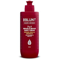 Bblunt 7 In 1 Repair & Revive Night Cream To Heal & Protect Hair Overnight - 200Ml|Addresses 7 Signs Of Hair Damage | Reduces Frizz & Dullness | Enriched With Ceramides & Argan Oil | For Men & Women