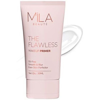 Mila Beaut Flawless Makeup Primer For Face | Oil Free Formula Enriched With Vitamin A & E | Satin Smooth Matte Finish Instantly Blurs Pores | Suitable For All Skin Types  30Ml