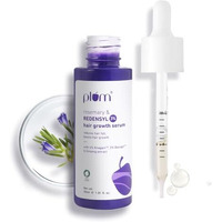 Plum Hair Growth Serum | 3% Redensyl + 4% Anagain + 3% Baicapil | Rosemary & Ginseng Extract | Anti-Hair Fall & Hair Density Booster | For Men & Women, Non-Greasy Formula | 30Ml