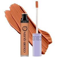 Colors Queen Conceal & Reveal Liquid Concealer - 13 Orange Corrector, 6G | Lightweight, Long Lasting With Matte Finish | Waterproof Face Makeup With Jojoba Seed Oil