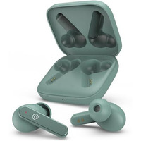 Ptron Bassbuds Gomax In-Ear Tws Earbuds, Hd Mic & Trutalk Ai-Enc Calls, 36H Playtime, 13Mm Drivers, Bluetooth 5.3 Wireless Headphones, Voice Assist, Type-C Fast Charging & Ipx5 Water Resistant (Green)