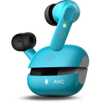 Ptron Zenbuds 1 V2 Anc Bluetooth In Ear Earbuds 32Db Quietsound Tech,13Mm Hyperdrivers With 4D Panaromic Audio,4 Quadpro Anc Mics,40Ms Low Latency Game/Music Modes,Bluetooth V5.3&Typec Charging(Blue)