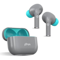 Ptron Bassbuds Neo Tws Earbuds, Hd Mic & Trutalk Ai-Enc Calls, Immersive Sound, Game/Music Modes, 35H Playtime, In-Ear Bluetooth 5.3 Headphones, Type-C Fast Charging & Ipx5 Water Resistant(Smoke Grey)