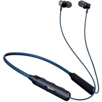 Ptron Newly Launched Tangent Evolve With 34Hrs Playtime, Hd Mic, Pristine Sound, Bluetooth V5.3 With Dual-Device Pairing Wireless Neckband, Voice Assistant, Type-C Fast Charging & Ipx4 (Black/Blue)