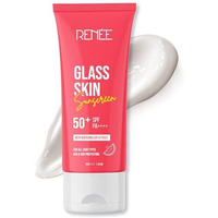 Renee Glass Skin Gel Sunscreen Spf 50, Uva & Uvb Protection, Lightweight, Hydrating & Non-Sticky, Zero White Cast, For Radiant, Supple Skin, Infused With Watermelon, Beetroot & Hyaluronic Acid 50Gm