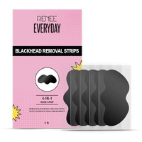 Renee Black Head Removal Strips, For Deep Cleansing, Instant & Painless Blackheads & Whiteheads Removal, Algae Extract, Oat Extract, Vitamin E & Hyaluronic Acid Infused - 5N