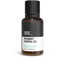 Thriveco Rosemary Essential Oil For Hair Growth & Hair Fall Control | Reduces Hair Breakage & Improves Scalp Health | 100% Pure, Certified Organic & Natural | With Vitamin E | For Men & Women | 15Ml