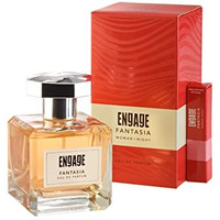 Engage Fantasia Perfume For Women, Long Lasting Perfume, Floral & Spicy Fragrance Scent, For Night Occasions, Gifts For Women, Free Tester With Pack, 100Ml