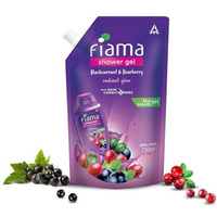 Fiama Shower Gel Blackcurrant & Bearberry Body Wash, 750Ml Refill Pack, Value Pouch, For Radiant Glowing & Hydrating Skin