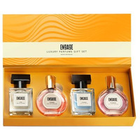 Engage Gift Set - Luxury Perfume Gifts For Women & Men, 100Ml, Long Lasting Smell Men & Women Perfume, Best Birthday, Anniversary Gift Hamper By Itc, Eau De Parfum,Travel Sized Perfume Combo, 25Ml X 4