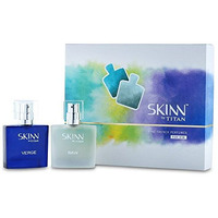 Skinn By Titan Raw And Verge Perfumes For Men, 25Ml (Pack Of 2)