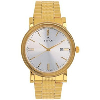 Titan Analog Off-White Dial Men's Watch-Nr1712Ym02)