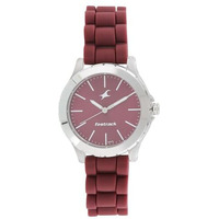 Fastrack Trendies Analog Red Dial Women's Watch Nm68009Pp06/Nn68009Pp06