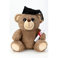 Webby Plush Graduation Teddy Bear Soft Toys | Gift And Decoration Item For Convocation | Collage Ceremony | Cute Stuffed Teddy Bear With Graduation Hat And Degree For College Students