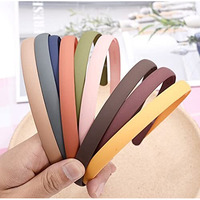 Anna Creations Fashion Plastic Elastic Wavy Hair Comb Teeth Shine Hairband Hoop Matte Accessory For Women (Multicolor) (Pack Of 12 Pcs) (Multi-1, Large)