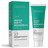 Dermatouch Salicylic Acid 2% Niacinamide 6% Anti-Acne Oil-Free Gel For Active Acne, Oil Balancing, Pore Tightening - 30G