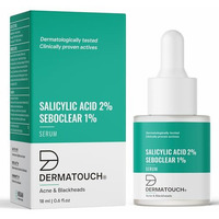 Dermatouch Salicylic Acid 2% Seboclear W/W 1% Face Serum | For Acne & Blackheads | Specially For Acne-Prone & Oily Skin | 18Ml