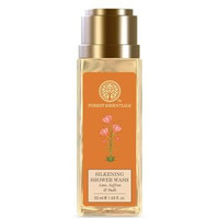 Forest Essentials Silkening Shower Wash Lime Saffron Oudh | Ayurvedic Natural Body Wash For Soft & Smooth Skin | Paraben Free & Sulphate Free Shower Gel