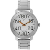 Fastrack Men Quartz Analog White Dial Stainless Steel Strap Watch For Guys-Nr3121Sm01/Nt3121Sm01