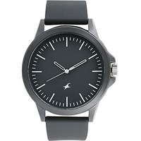 Fastrack Tees Analog Black Dial Unisex-Adult Watch-38024Pp25