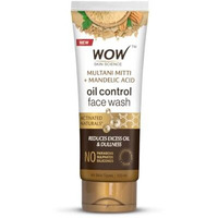 Wow Skin Science Purifying Multani Mitti Face Wash For All Skin Types | Controls Excess Oil | Brightens & Purifies Skin | Face Wash For Women & Men | Paraben Free | 100 Ml