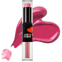 Color Cupid 2 In 1 Tinted Lip Balm + Liquid Lipstick | Intense Color Pay Off & Moisturization | Infused With Hyaluronic Acid & Jojoba Oil | Friends With Benefits | Nude & Play