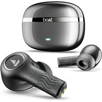 Boat Nirvana Ion Anc, Active Noise Cancellation(~32Db), 120Hrs Battery, App Support, Crystal Bionic Sound, 4Mics Enx, V5.3 Bluetooth Tws In Ear Earbuds Wireless Earphones With Mic (Crystal Black)