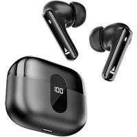 Boat Airdopes 121 Pro Plus, 100Hrs Battery, 4Mics Enx, 50Ms Low Latency, Fast Charge, Led Display, Ipx5, V5.3 Bluetooth In Ear Earbuds, Tws Ear Buds Wireless Earphones With Mic (Black)