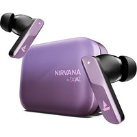 Boat New Launch Nirvana X Tws, Knowles Dual Drivers,Hi-Res Audio Ldac,App Support,Enx,Dual Pair,Spatial Audio,Fast Charge, Bluetooth Earbuds, Tws Ear Buds Wireless Earphones With Mic (Smoky Amethyst)