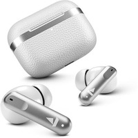Boat Airdopes 111V2, Premium Leather Finish, 4Mics Enx, 50Hrs Battery, 13Mm Drivers, Fast Charge, Dual Pair, V5.4 Bluetooth Earbuds, Tws Ear Buds Wireless Earphones With Mic (Ivory White)