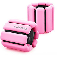 Head Ankle Weights And Wrist Weights (0.5 Kg Each) | Adjustable Weights (2 X 1.1 Lbs) | Leg Weights For Home Gym | Wrist Wraps For Yoga, Pilates, Cardio | Hand Grip & Wrist Support Fitness Band - Pink
