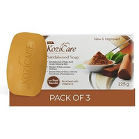 Kozicare Kojic Acid Soap & Glutathione Soap | Sandal Soap | Body Tan Removal Soap & Detan Soap | Sandalwood Ghar Ka Soap | Natural Soap | Soaps For Bath | Bath Soap Combo Offers - Pack Of 3