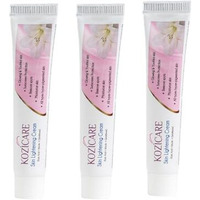Kozicare Kojic Acid Cream, Glutathione Cream With Niacinamide | Face Cream For Glowing Skin | Dark Spot & Tan Removal Cream | Face Cream For Men & Women | Lightweight & Non Greasy - 15 Gm (Pack Of 3)
