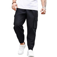 Nobero Men's Regular Sweatpants (1M-Bwjg-R0150-Et_Black