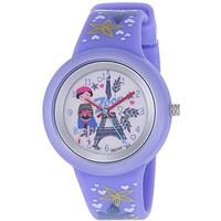 Zoop Analog Watch With White Dial & Purple Strap For Girls Kids, From House Of Titan