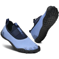 Impakto Barefoot Rooted Big Toe Box - Cross Training, Gym, Running, Walking Shoes For Women Blue
