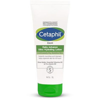 Cetaphil Dam Daily Advance Ultra Hydrating Lotion For Dry, Sensitive Skin| 30 G| Moisturizer With Shea Butter| Non-Greasy, Fragrance-Free| Paraben, Sulphate Free
