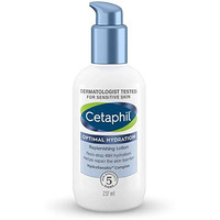 Cetaphil Optimal Hydration Replenishing Body Lotion 237Ml | Lightweight Moisturizer & Non-Greasy | Hyaluronic Acid, Sunflower Oil, Blue Daisy Extract | Dermatologist Recommended For Sensitive Skin