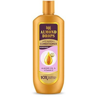Bajaj Almond Drops Anti Hairfall Conditioner, 175Ml, For Dry & Frizzy Hair, With Almond Oil & Vitamin E To Reduce Frizz & Smoothen Hair, Ideal For All Hair Types, 1 Count