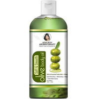 Keya Seth Aromatherapy Soft And Smooth Fairness Body Oil Nourishing Skin Treatment With Pure Olive, Sandalwood, Almond And Saffron 400Ml