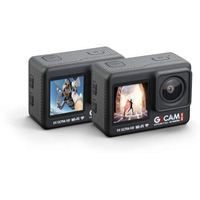 Digitek Gocam Dac-101 5K 30Fps 48Mp Wifi Ultra Hd Sports Action Camera | 2 / 1.3 Dual Touch Screen | 150 Degree Wide Angle | 6-Axis Gyro Eis Stabilization | 2.5Mm External Mic Support | 100 Feet Waterproof (With Waterproof Case) | 2 X 1350Mah Battery With Accessories Kit (Black)