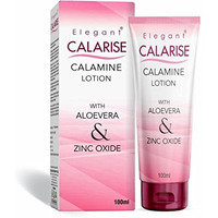 Elegant Calarise Calamine Lotion For Skin Itching With Aloevera & Zinc Oxide 100Ml | For Skin Soothing And Rashes