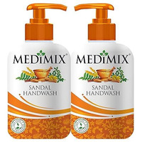Medimix Sandal Liquid Handwash 500G Bottle (1 + 1 Combo Pack) | Ideal For Germ Protection, Soft & Moisturized Hands | Harsh Chemical-Free | Enriched With 18 Exotic Herbs