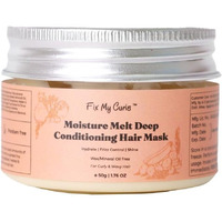 Fix My Curls Moisture Melt Deep Conditioning| Hair Mask For Dry, Damaged, And Chemically Treated Hair| 8 Magical Oils, Shea Butter, Vitamins| Pro-Keratin Bond Repair |Weekly Revitalization, (50G)