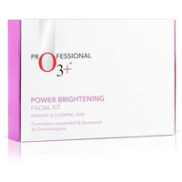 O3+ Power Brightening Facial Kit For Radiant & Glowing Skin With Green Tea & Niacinamide - Ideal For All Skin Types, Suitable For Men & Women (123Gm+40Ml)